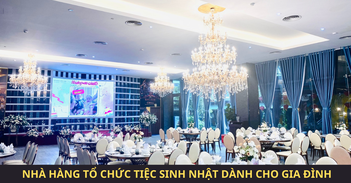 Nhà hàng tổ chức tiệc sinh nhật dành cho gia đình tại Nha Trang