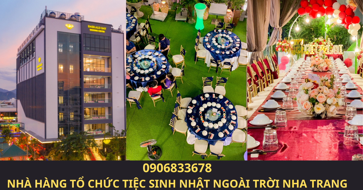 Nhà hàng tổ chức tiệc sinh nhật ngoài trời tại Nha Trang